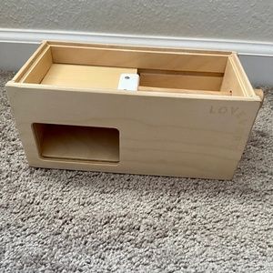 LOVEVERY Wooden Counting Slider Box Montessori Learning Educational Kids Toy